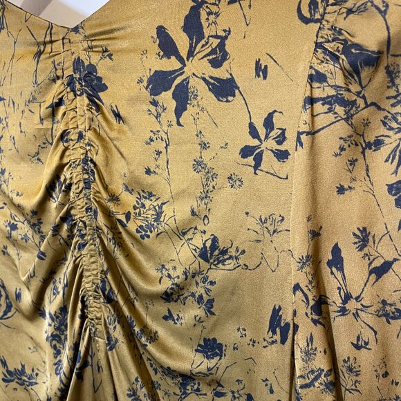Soeur Lulu Ruched Viscose Blouse EU Sz 26 LIKE NEW - Picture 2 of 6